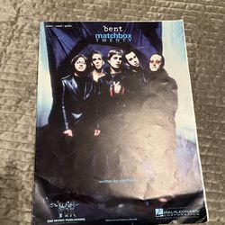 Sheet Music 2000 Bent Matchbox Twenty 