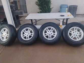 Oem Jeep stock jeep rims with used 255/65/R16