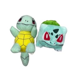 Pokemon Squirtle and Bulbasaur Plush Toy Set of 2