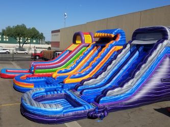 water slides