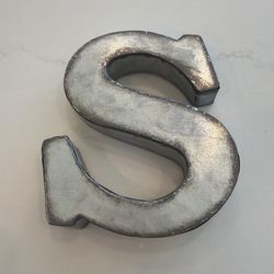 Hobby Lobby Galvanized letter S small
