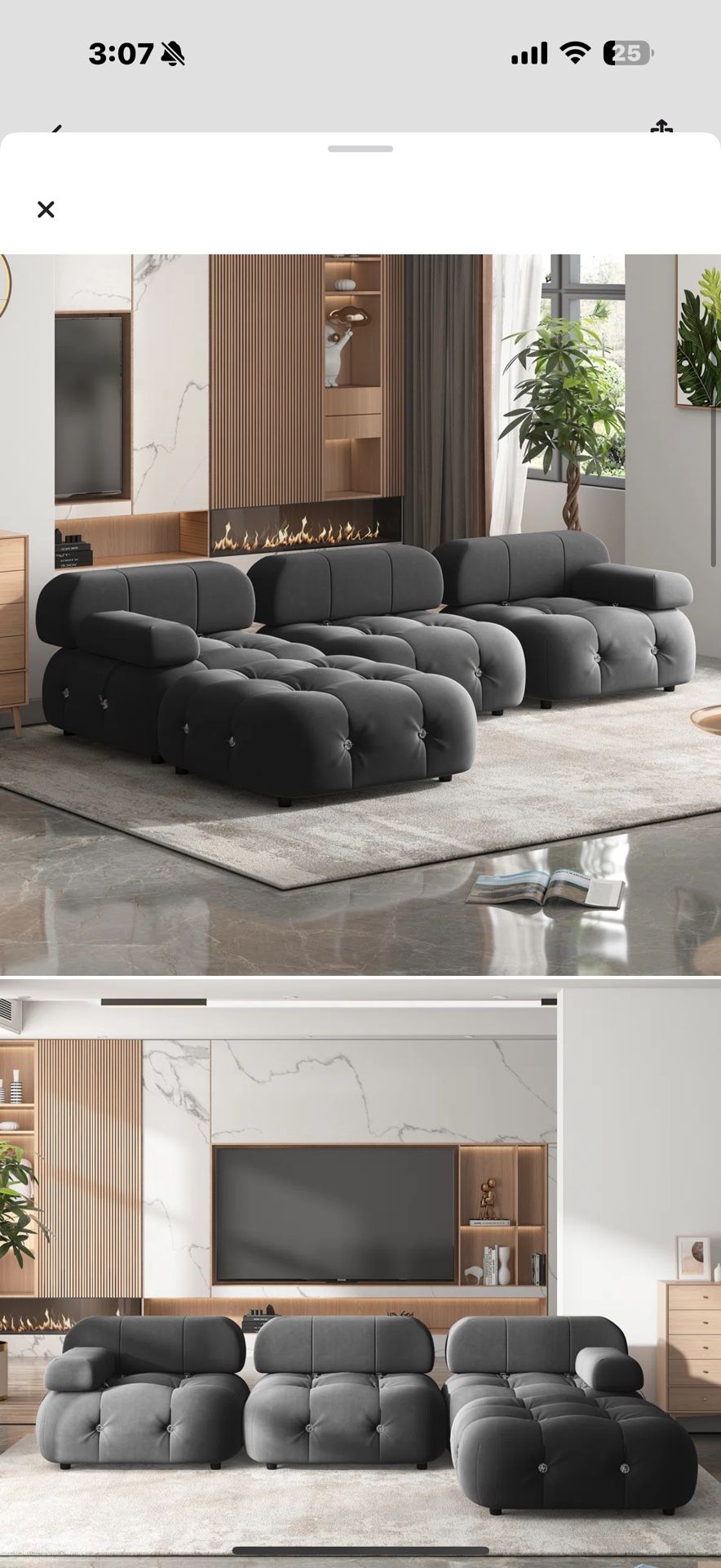 Brand new modern couch