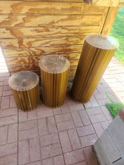 3 Foldable Paper Cylinder Prop - Suitable For Wedding, Birthday, Holiday Celebrations Decor, Dessert