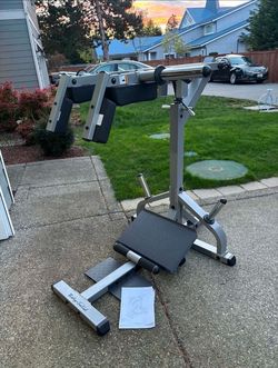 Gym squat Calf Machine