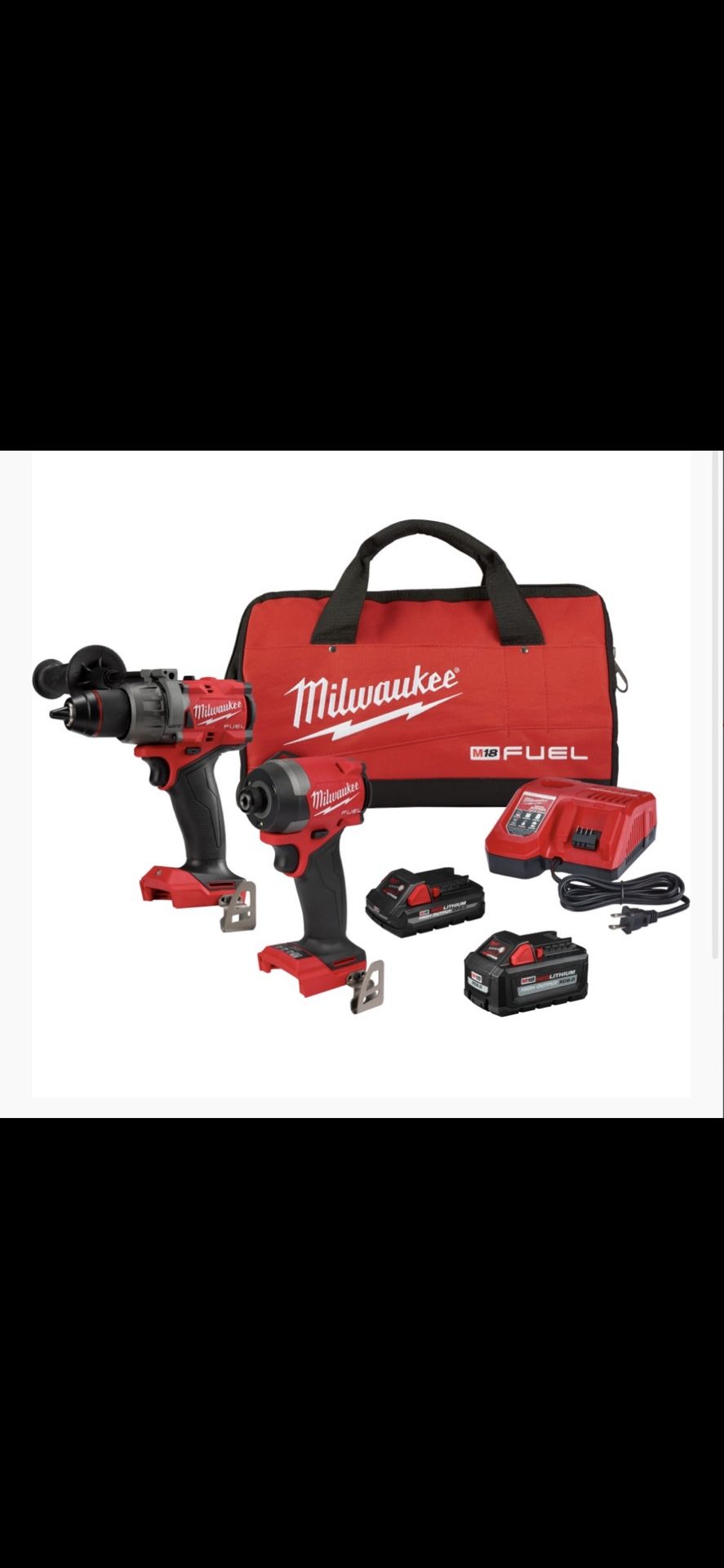 Milwaukee M18 Fuel 2-Piece Combo Kit with High Output Batteries - 3698-22CX NEW UNBOXED