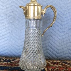 Silver Plated Ewer From Italy Circa 1960s 