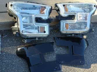 Ford F-150 Headlights With Removable dark Cover