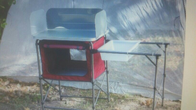 Camping kitchen and sink table New