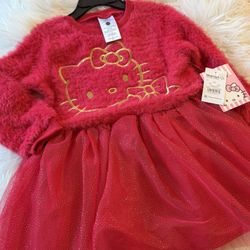 New! Hello Kitty Toddler Dress *4T