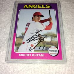 Perfect 2019 Shohei Ohtani Baseball Card Topps Archives #101 - Batting