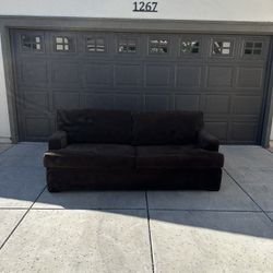 Living spaces Brown pull out Sofa Bed -FREE LOCAL DELIVERY