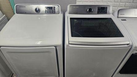 Great working super capacity Samsung washer and dryer set