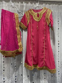 Pakistani Net Dress - Girls - M - Size