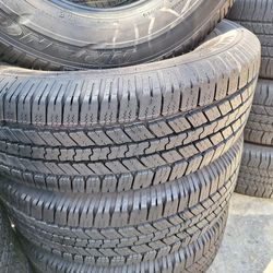 LT 265/70/18/ SEMI NEW FOUR TIRES GOODYEAR $ 400