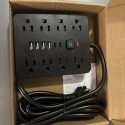 Power Multiplier 1 to 6, On/Off Switch, Black