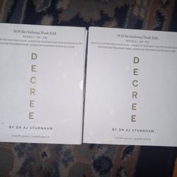 Decree By D R  A J  STURNHAM SOS Revitalizing Mask Sheets .