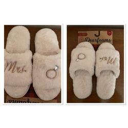 Dearfoams Bride Slippers Size M