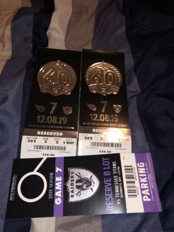 Raiders tickets