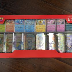 Pokemon TCG Prismatic Evolutions Costco 8 Mini-Tin Bundle SEALED