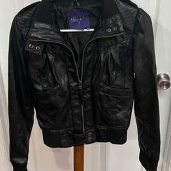 Junior Size M Black 100% Polyester Miley Cyrus Jacket just $10 