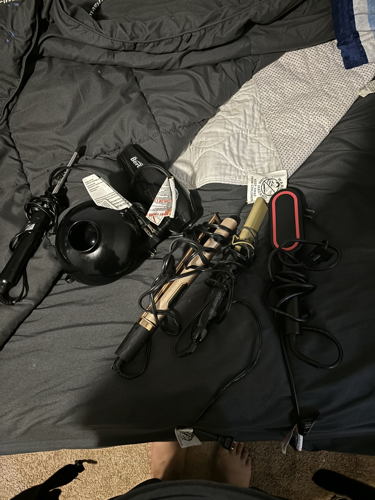 Bag Of Hair Straighteners 