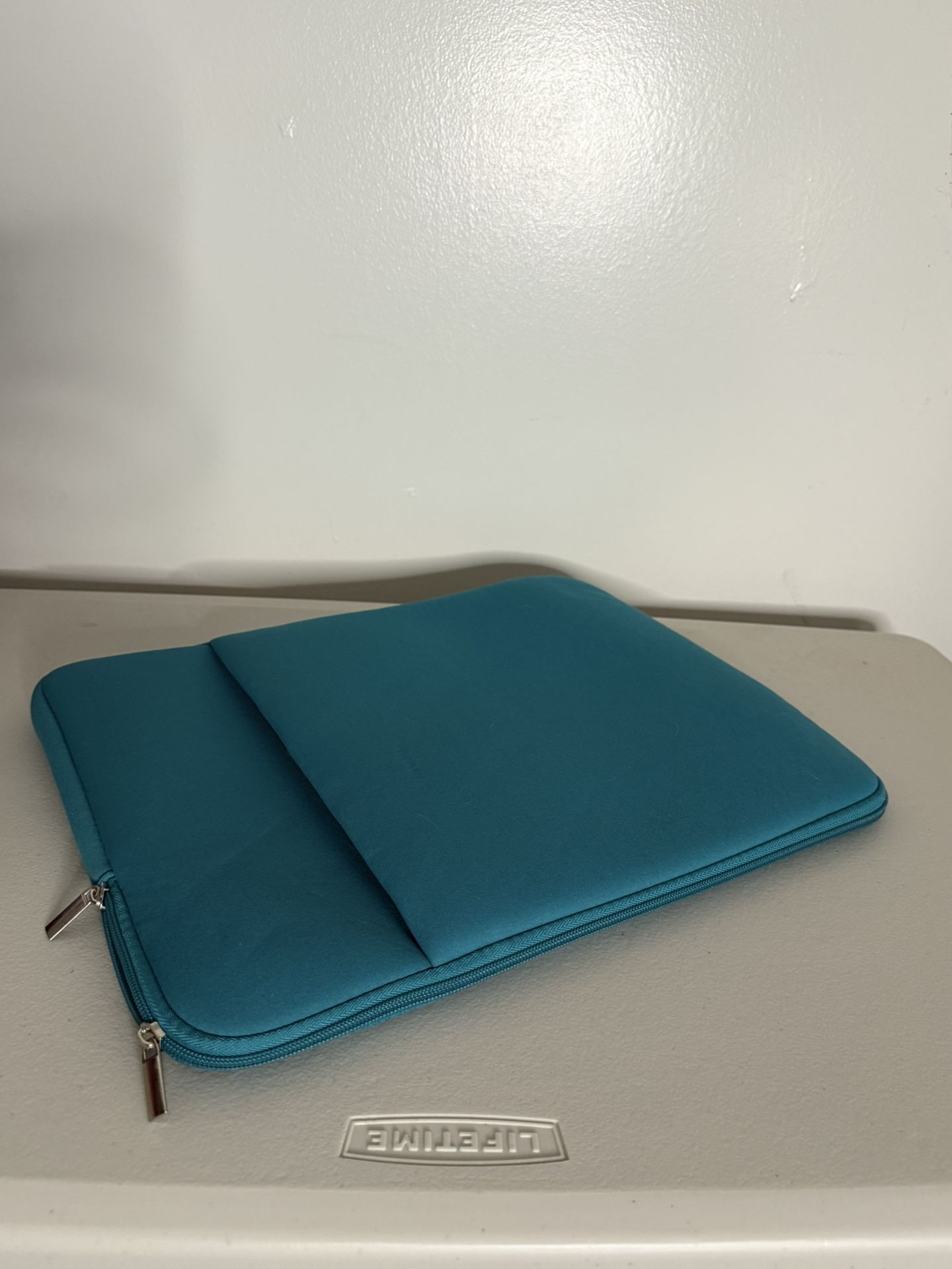 Laptop Zippered Cover Aqua Color