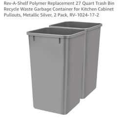 Rev-A-Shelf Replacement 27 Quart Trash Bin