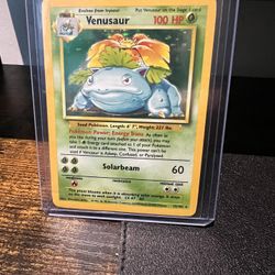 Venusaur Pokemon Card Holo ( Great Condition) 