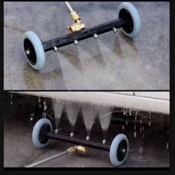 🔥 5000PSI car chassis high pressure washer 16 inch car washing locomotive bottom water 