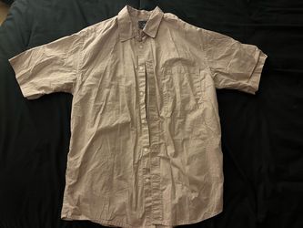 H&M Tan Short Sleeve Button Up