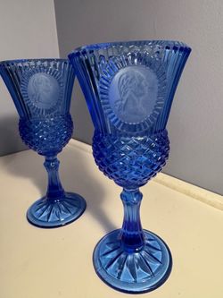 Pair of 1976 Avon  Fostoria Goblets