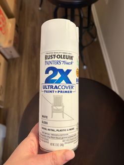 White spray paint