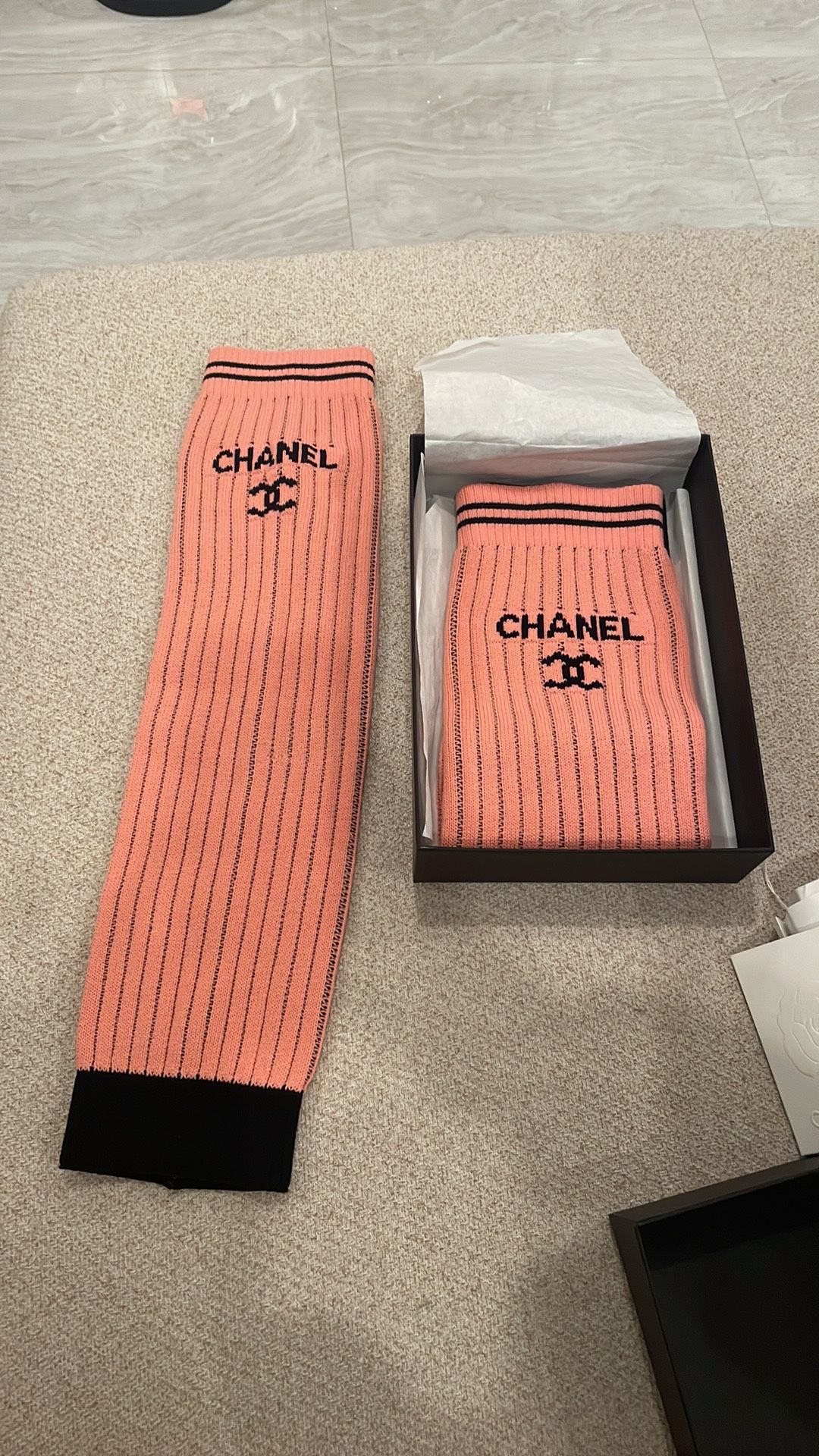 Chanel Leg Warmers - New With Tags