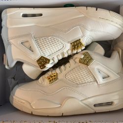 Jordan 4 “Metallic Gold” Size 10W/8.5M