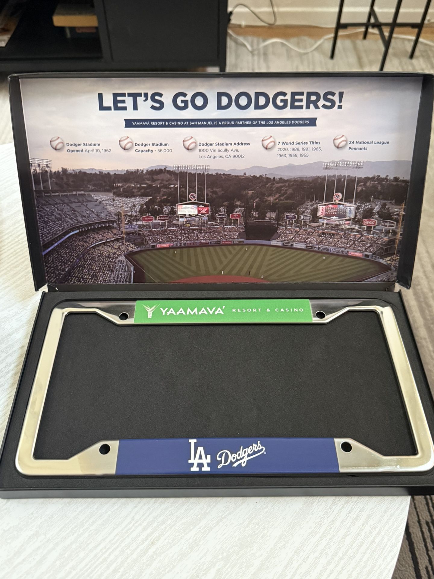 Dodgers License Plate Collectible 10$