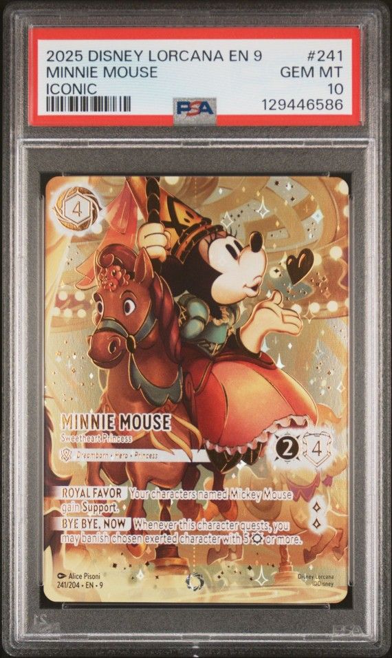 Mickey and Minnie Iconic PSA 10 Sequential Set