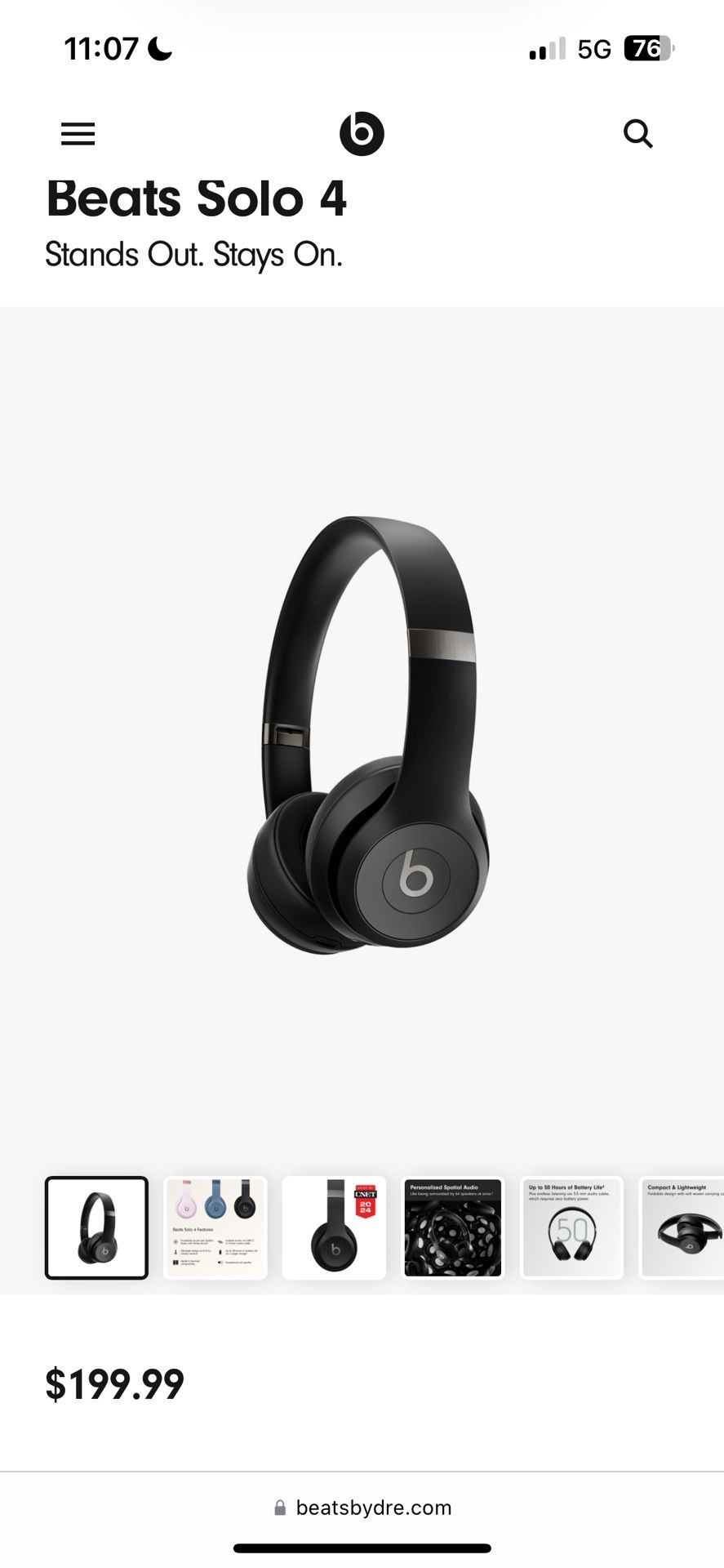 Beats Solo 4 Black