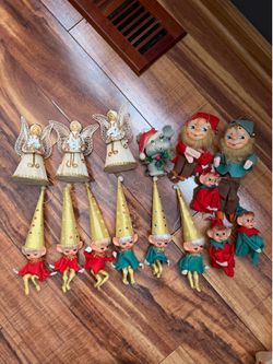 Vintage Christmas elf