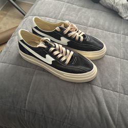 S.W.C Size 11 Shoes Black And White Worn Once