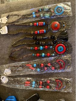 Boho necklace exotic