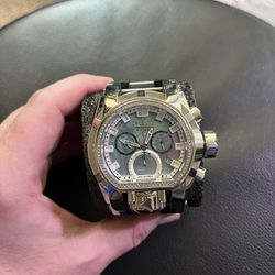 Invicta Magnum 1.07 Carat Watch w/ Mother Of Pearl face