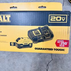 Dewalt 6.0 Battery And Charger 6amp