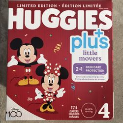 Huggies Little Movers Plus Size 4:174 Diapers 