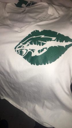Custom screen pressed eagles apparel