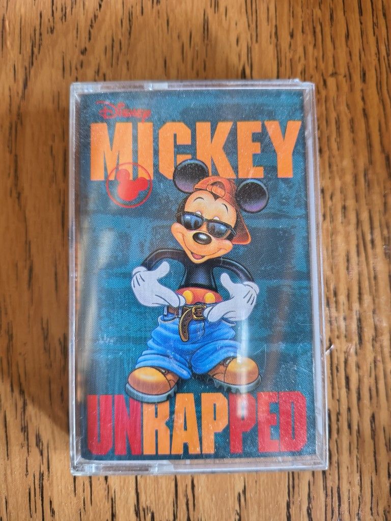 Mickey Mouse Unrapped 1994 Rap Album Cassette Tape 