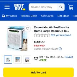 Xenonlab  Air Purifier For Large Room