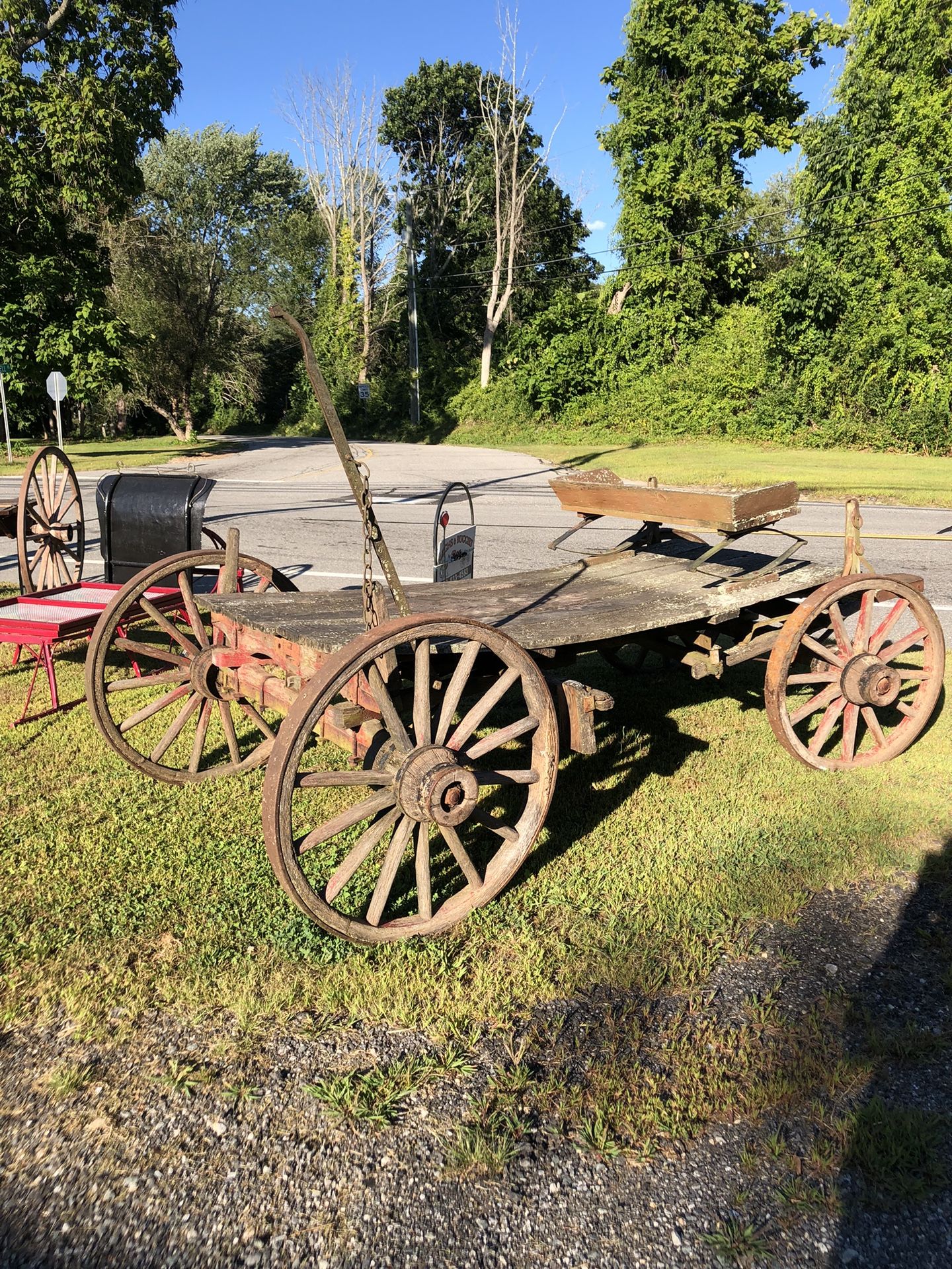  Large Buckboard Wagon 