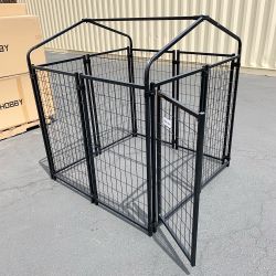 New in box $170 Heavy-Duty Kennel with Cover (4 x 4 x 4.5 FT) Dog Cage Crate Pet Playpen