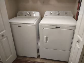 2 year old Maytag washer and dryer