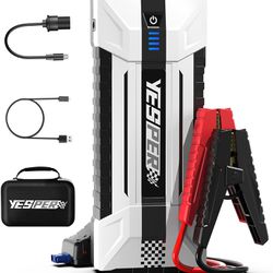 YESPER Car Battery Jump Starter, NEW, 2160A 12V Booster Pack, Up to 9.0L Gas & 7.0L Diesel Engines